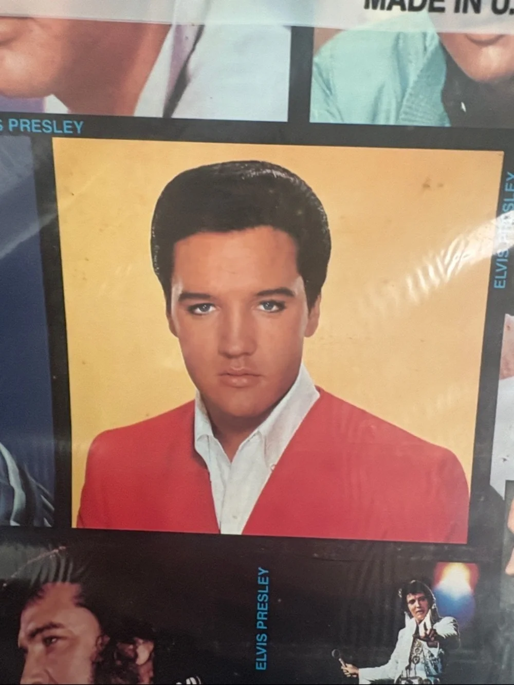 Rock Wraps - Elvis Presley - Wrapping Paper Gift Wrap NWT.  RARE! Rock 'N' Roll